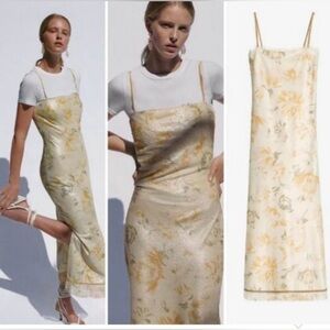 Zara Cream Floral Wedding Dress